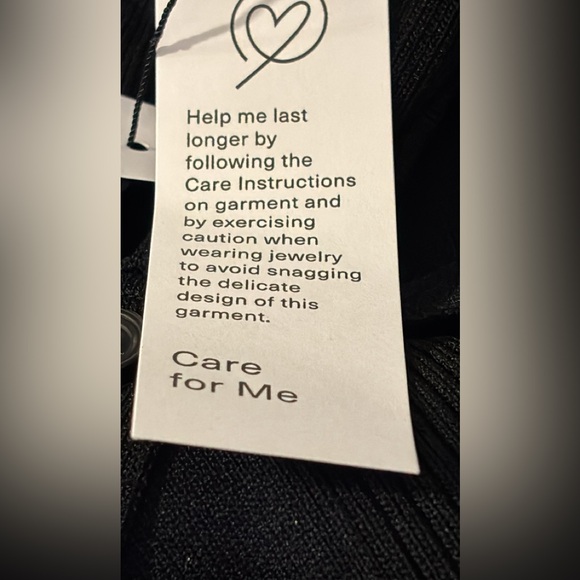 NEW THE DROP Elegant Black Button-Down Dress Jaxon rib sweater dress - Picture 16 of 16